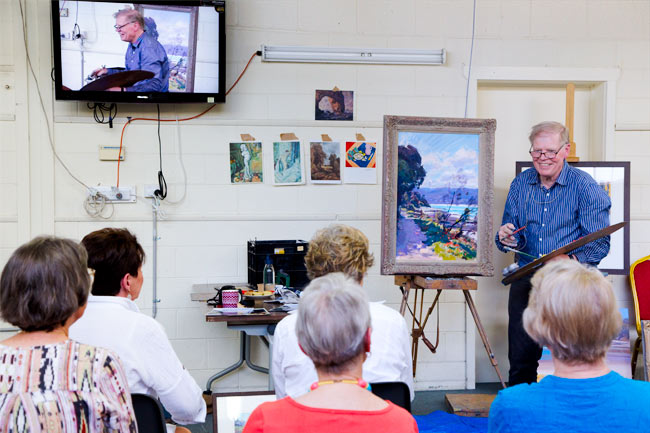 Peter Smales oil painting demo Peter Smales oil painting demo