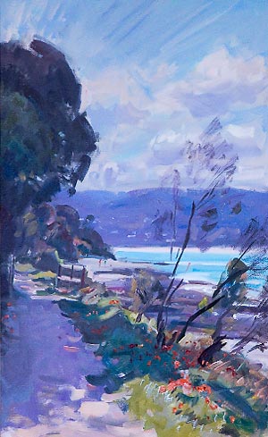 PeterSmalesOilLandscape Peter Smales landscape in oils