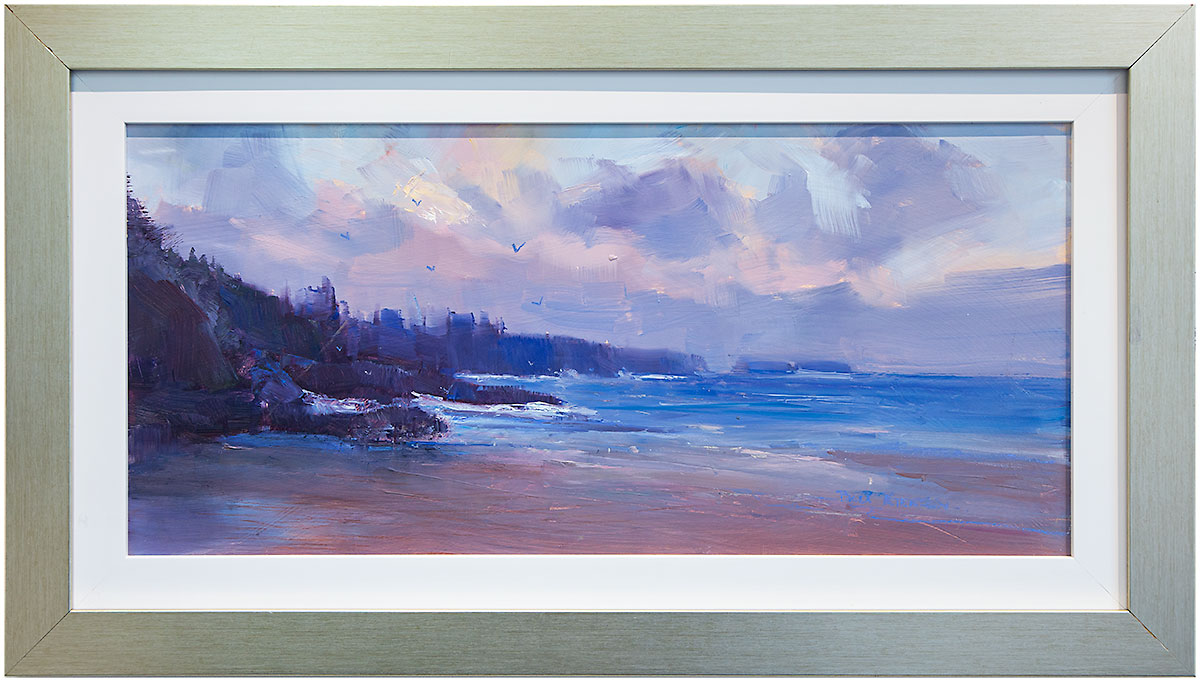 After The Storm - seascape oil painting by Paula Petersen