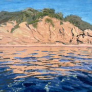 Unfinished acrylic painting by Rick Matear