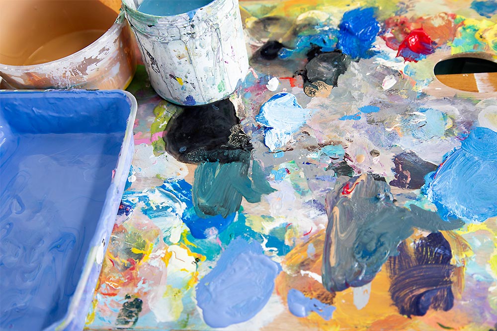 Rick Matear - acrylic palette