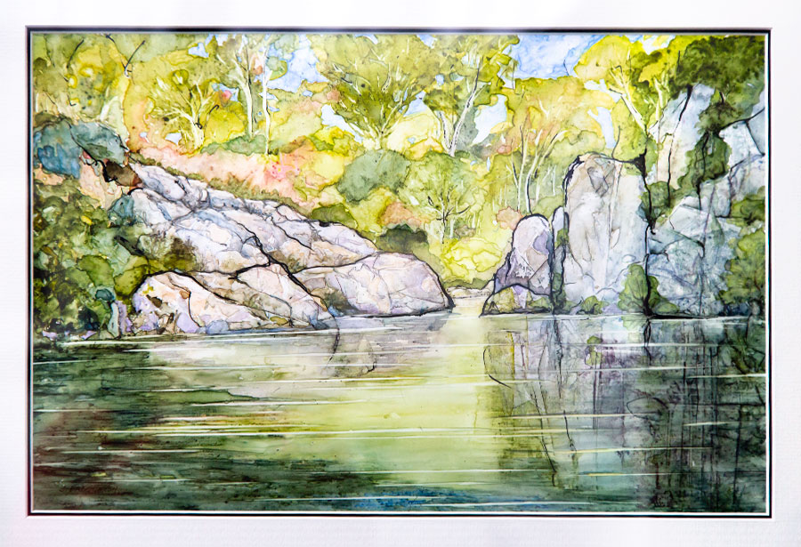 Jenny Dagleish – Watercolour on Yupo Jenny Dagleish - Watercolour on Yupo