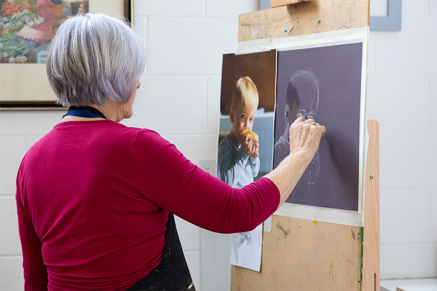 Liz Turner – Pastel Portrait Demo Liz Turner - Pastel Portrait Demo