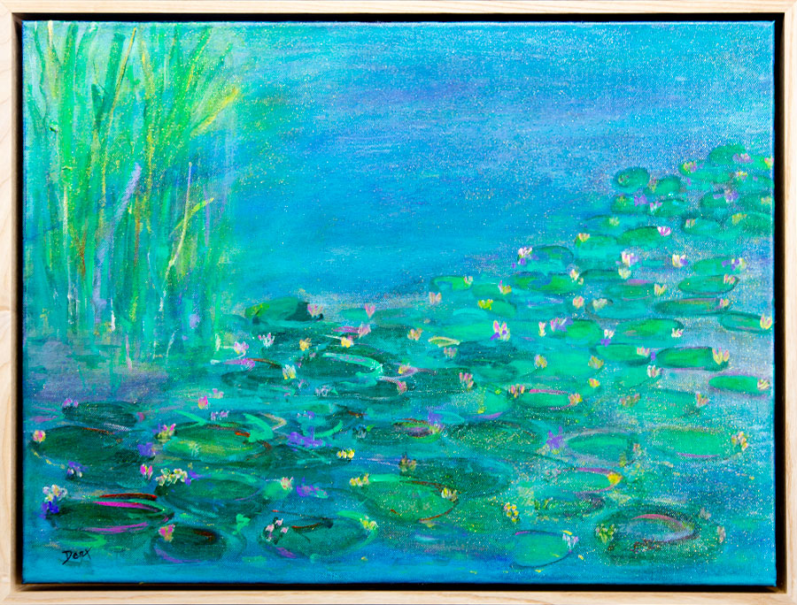 Denise Busuttil – Floating – Acrylic on Canvas Denise Busuttil - Floating - Acrylic on Canvas